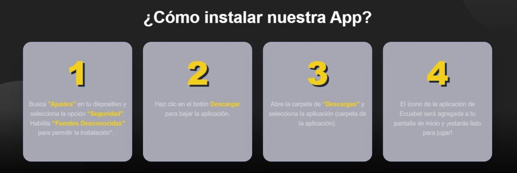 Instalar Ecuabet App